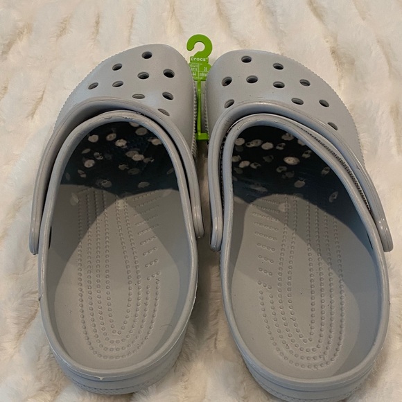 NWT- CROCS Mens size 10. Clogs - light grey - Picture 3 of 4
